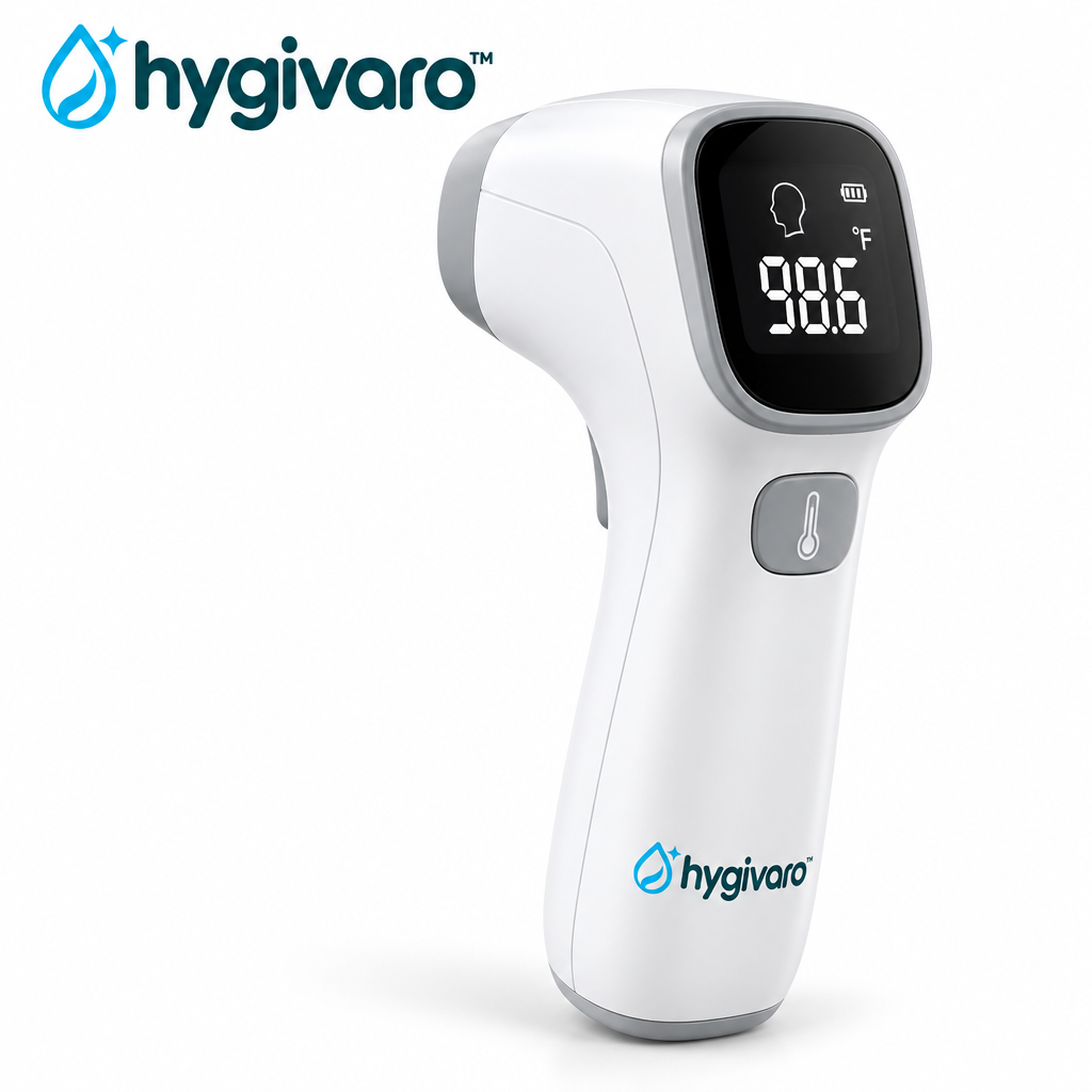 hygivaro™ Body Temperature Monitor — White background product image