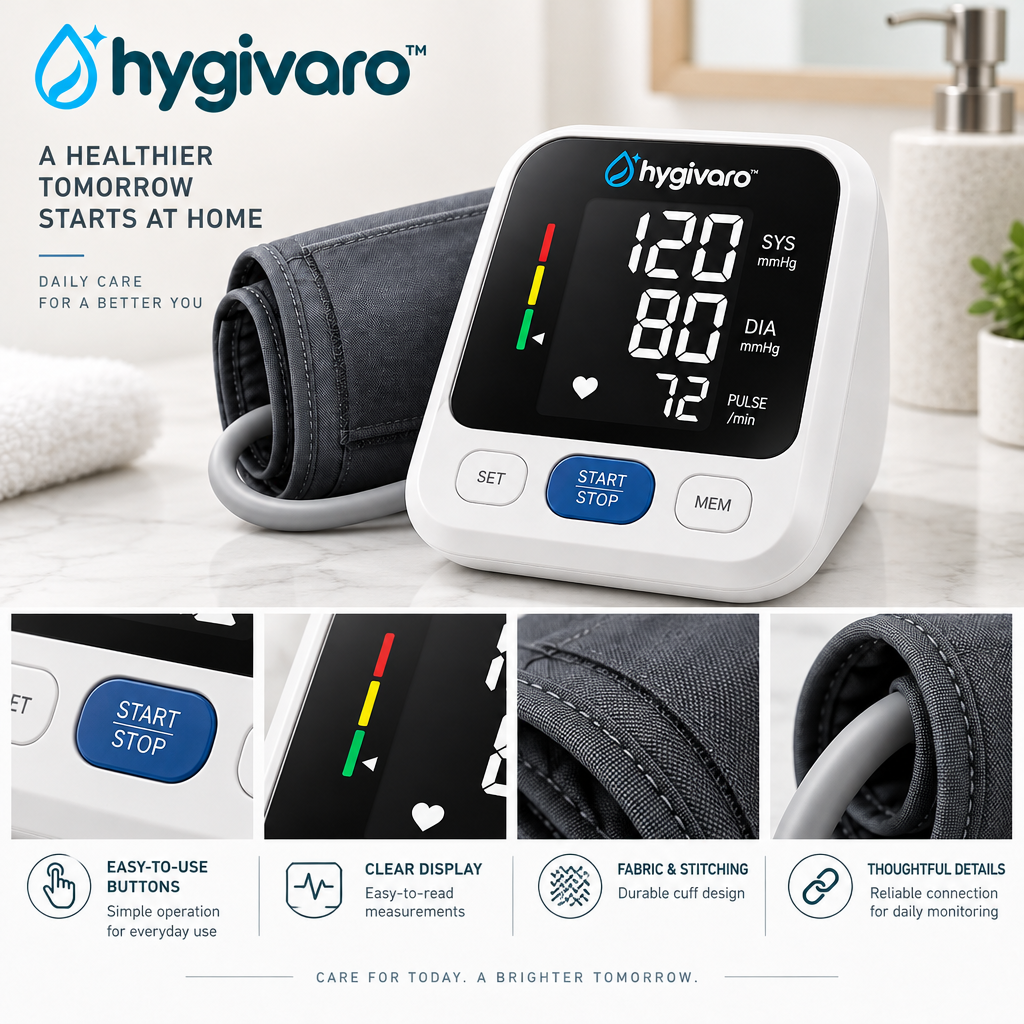 hygivaro™ Digital Blood Pressure Monitor — Product gallery image 5