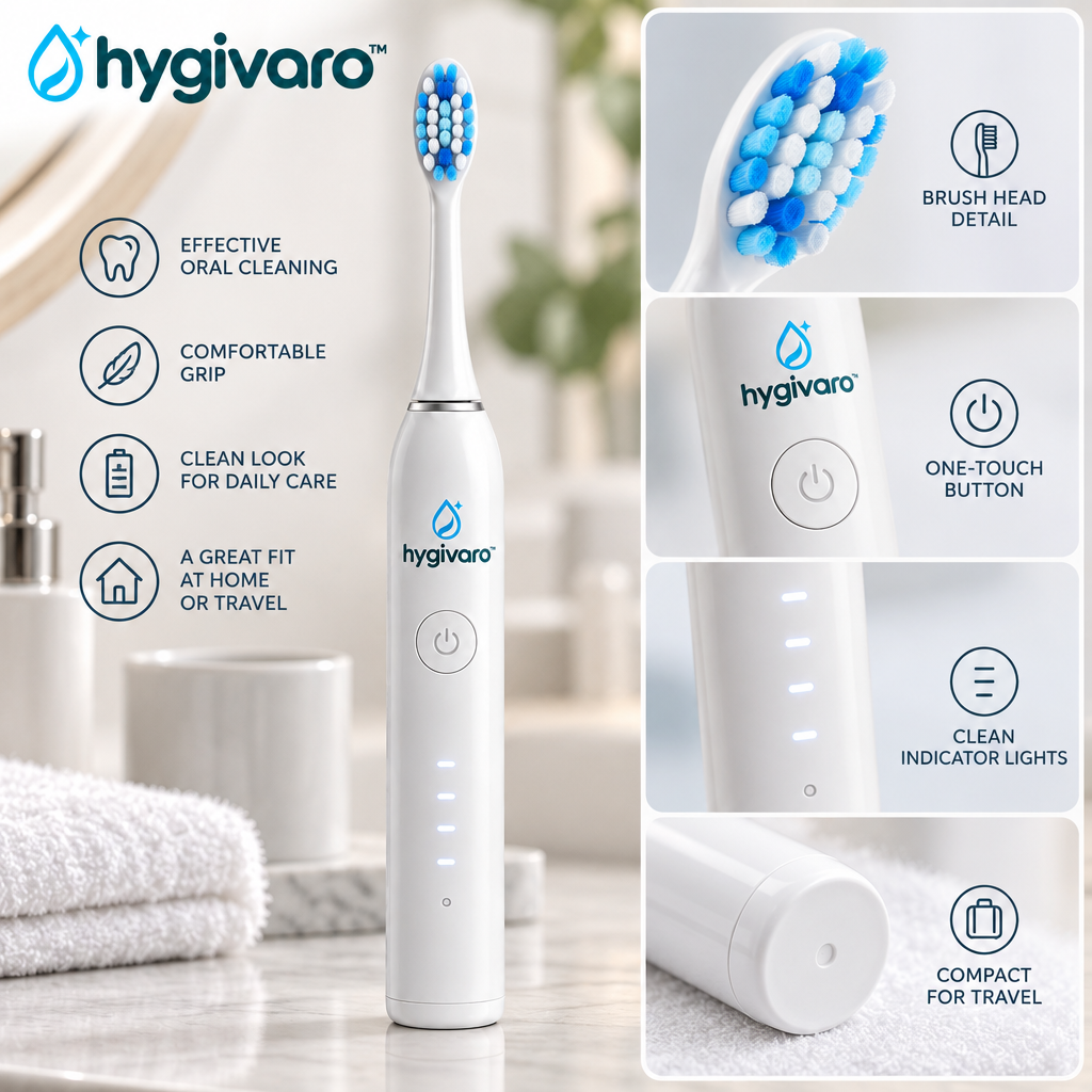 hygivaro™ Electric Toothbrush — Product gallery image 5