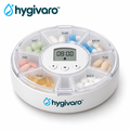 hygivaro™ Pill Organizer with Reminder — White background product image
