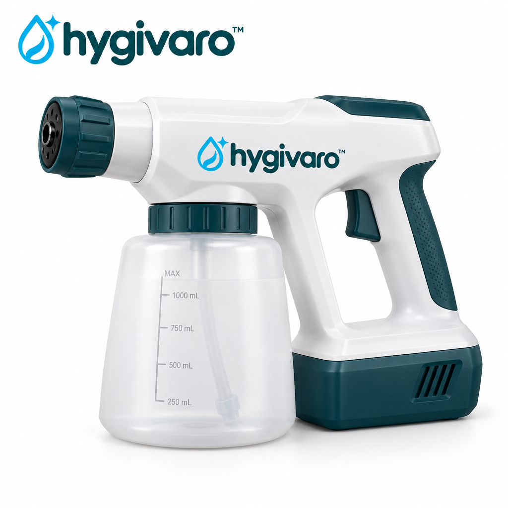 hygivaro™ Portable Disinfectant Sprayer — White background product image