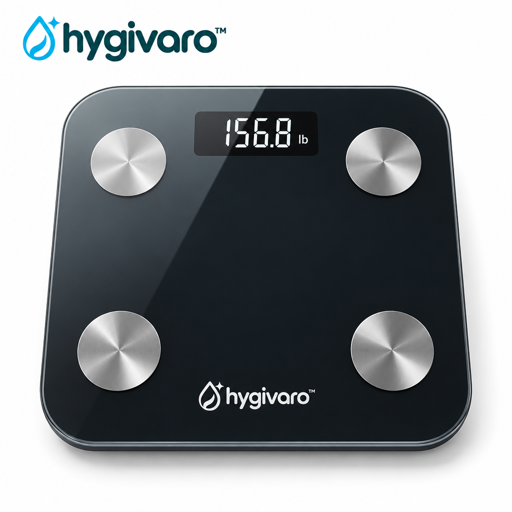 hygivaro™ Smart Body Weight Scale — White background product image