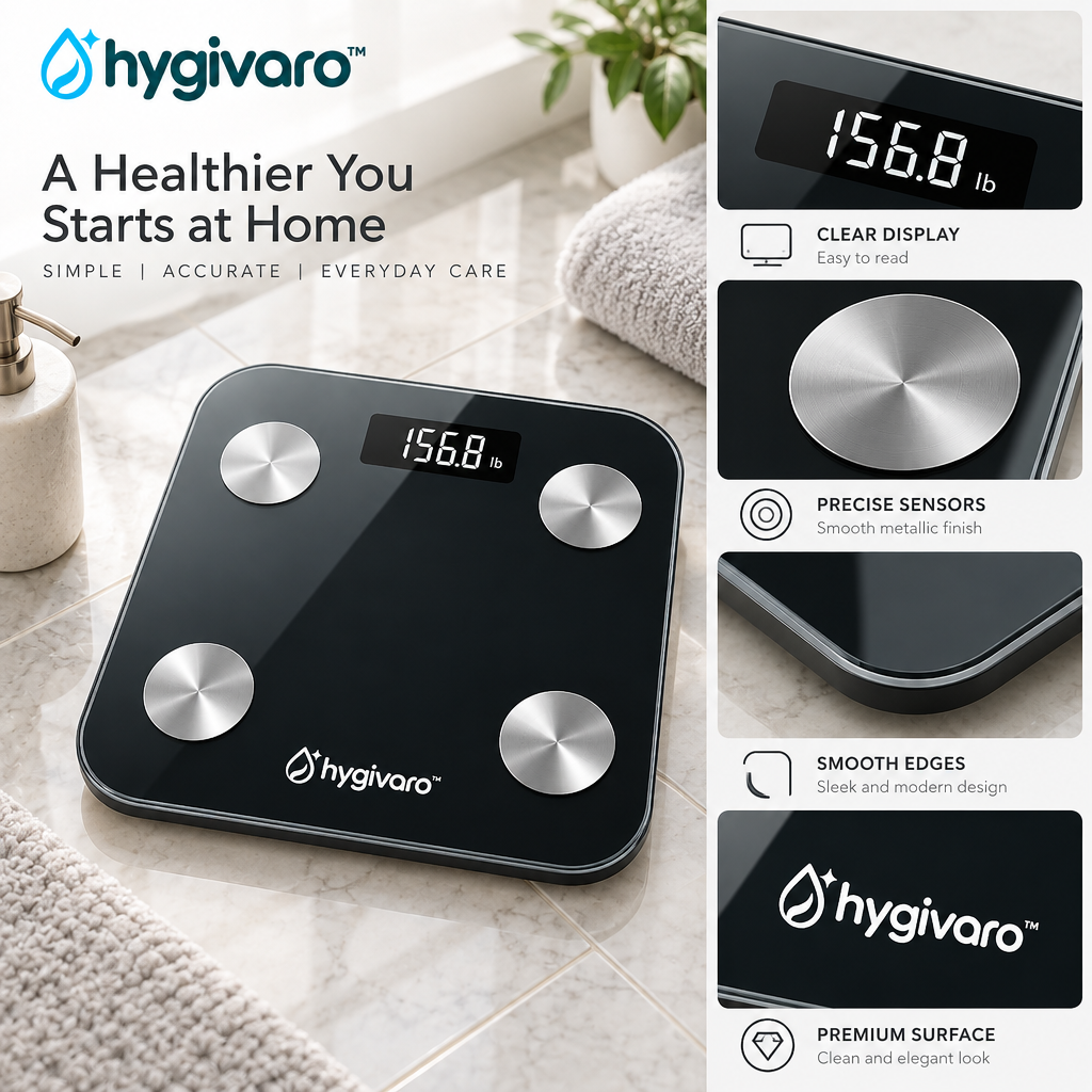 hygivaro™ Smart Body Weight Scale — Product gallery image 5