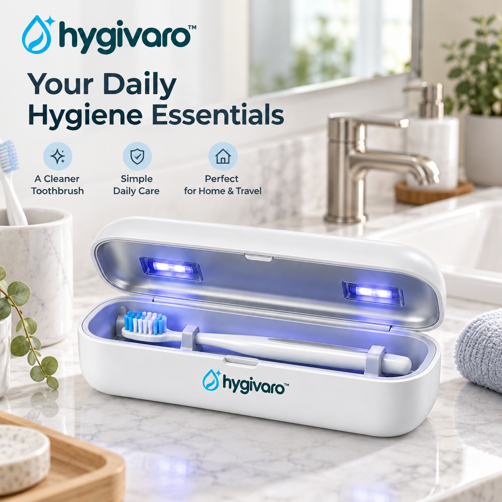 hygivaro™ UV Toothbrush Sanitizing Case — Product gallery image 3